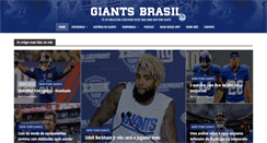 Desktop Screenshot of giantsbrasil.com.br
